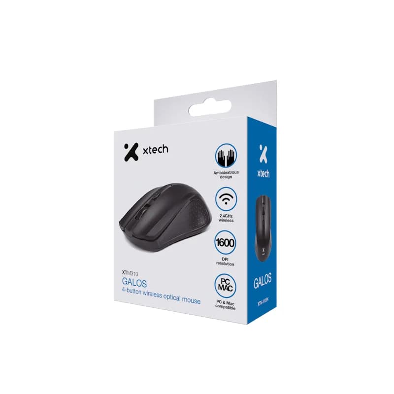 Mouse Xtech XTM-310BK Negro
