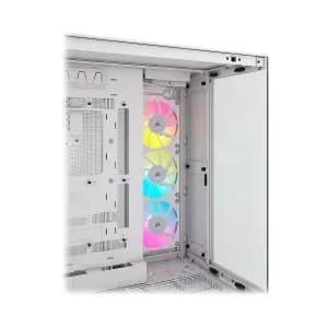 CASE CORSAIR ATX iCUE LINK 6500X RGB 3VEN. SYSTEM-HUB DOS-CAMARAS WHITE