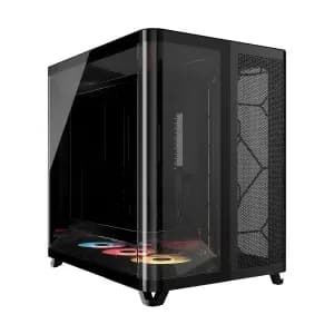 CASE CORSAIR ATX TRIPLE CAMARA ARGB AIR 5400 Tempered Glass 2USB3.2 HD-Audio Mid-Tower Blac