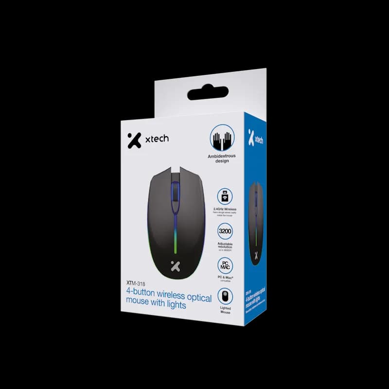 Mouse Xtech XTM-318 Negro